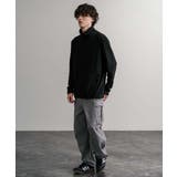 長袖カットソー フリース タートルネック | Rocky Monroe | 詳細画像5