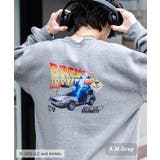 A.杢グレー | トレーナー 裏起毛 オーバーサイズ | Rocky Monroe