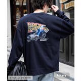 A.ネイビー | トレーナー 裏起毛 オーバーサイズ | Rocky Monroe