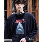 B.ネイビー | トレーナー 裏起毛 オーバーサイズ | Rocky Monroe