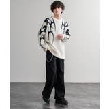 ニット セーター 総柄 | Rocky Monroe | 詳細画像3 