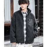 チャコール | KANGOL ボアジャケット フリース | Rocky Monroe