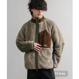 15.グレー | ボアジャケット ブルゾン シャギーボア | Rocky Monroe