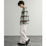 ノーカラージャケット シャギー チェック | Rocky Monroe | 詳細画像10 