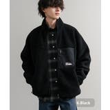 6.ブラック | FIRST DOWN ボアジャケット | Rocky Monroe