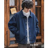 ワンウォッシュ | デニムジャケット ブルゾン オーバーサイズ | Rocky Monroe