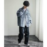 シャツジャケット デニムジャケット オーバーサイズ | Rocky Monroe | 詳細画像17 