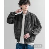 17.チャコール | ブルゾン ショート丈 ウエスタン刺繍 | Rocky Monroe