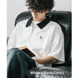 ホワイト×ブラック(クレリック) | USPOLOASSN 半袖 ポロシャツ | Rocky Monroe