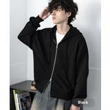 ブラック | パーカー ダブルジップ ショート丈 | Rocky Monroe