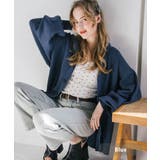 ブルー | 接触冷感 カーディガン サマーニット | Rocky Monroe