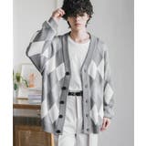 ニットカーディガン 総柄 チェック | Rocky Monroe | 詳細画像10 