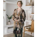 ニットカーディガン 総柄 チェック | Rocky Monroe | 詳細画像13 