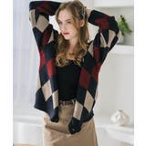 ニットカーディガン 総柄 チェック | Rocky Monroe | 詳細画像26 