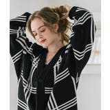 ニットカーディガン 総柄 チェック | Rocky Monroe | 詳細画像33 