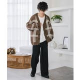 ニットカーディガン 総柄 チェック | Rocky Monroe | 詳細画像43 