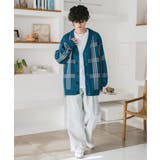 ニットカーディガン 総柄 チェック | Rocky Monroe | 詳細画像50 