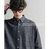 UpscapeAudience 長袖デニムシャツ ボタンダウン | Rocky Monroe | 詳細画像8 