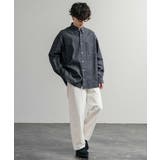 UpscapeAudience 長袖デニムシャツ ボタンダウン | Rocky Monroe | 詳細画像4 