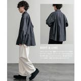 UpscapeAudience 長袖デニムシャツ ボタンダウン | Rocky Monroe | 詳細画像9 