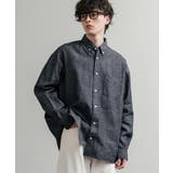 UpscapeAudience 長袖デニムシャツ ボタンダウン | Rocky Monroe | 詳細画像2 