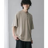 接触冷感 Tシャツ ヘンリーネック | Rocky Monroe | 詳細画像16 