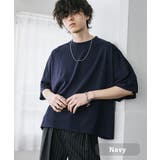 ネイビー | Tシャツ 半袖 ショート丈 | Rocky Monroe