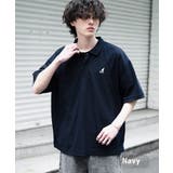 ネイビー | KANGOL 半袖ポロシャツ 接触冷感 | Rocky Monroe