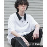 ホワイト×ブラック(クレリック) | KANGOL カンゴール ポロシャツ | Rocky Monroe