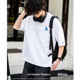 ホワイト(LA) | MLB プリントTシャツ オーバーサイズ | Rocky Monroe