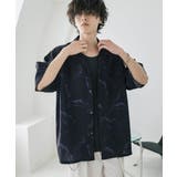 接触冷感 オープンカラーシャツ 総柄 | Rocky Monroe | 詳細画像6 