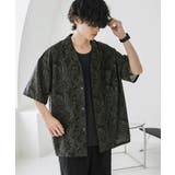 接触冷感 オープンカラーシャツ 総柄 | Rocky Monroe | 詳細画像14 