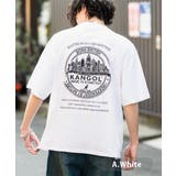 A.ホワイト | KANGOL 接触冷感 半袖Tシャツ | Rocky Monroe