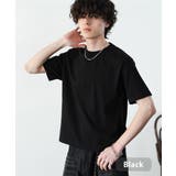 ブラック | ショート丈Tシャツ 半袖 無地 | Rocky Monroe