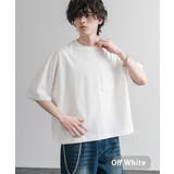 オフホワイト | Tシャツ クロップド ボックスシルエット | Rocky Monroe