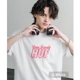 D.ホワイト | HUF プリントT 半袖 | Rocky Monroe