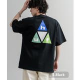 E.ブラック | HUF プリントT 半袖 | Rocky Monroe