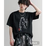 L.ブラック | HUF プリントT 半袖 | Rocky Monroe