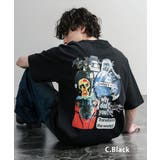 C.ブラック | HUF プリントT 半袖 | Rocky Monroe
