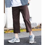 ブラウン | 接触冷感 多機能 クロップドパンツ | Rocky Monroe
