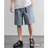 サックスブルー | 接触冷感 ショートパンツ 膝丈 | Rocky Monroe