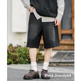 ブラックオーバーダイ | ショートパンツ デニム 膝丈 | Rocky Monroe