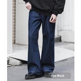 ワンウォッシュ | フレアデニム セミフレア ワイド | Rocky Monroe