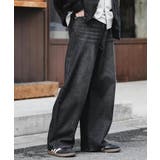 カーブデニム バレルレッグ ワイドテーパード | Rocky Monroe | 詳細画像3 