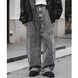 カーブデニム バレルレッグ ワイドテーパード | Rocky Monroe | 詳細画像10 