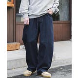 カーブデニム バレルレッグ ワイドテーパード | Rocky Monroe | 詳細画像18 