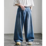 ブルーオーバーダイ | デニムパンツ ワイド バルーン | Rocky Monroe