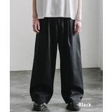ブラック | デニムパンツ ワイド バルーン | Rocky Monroe