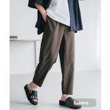 ブラウン | アンクルパンツ テーパード 接触冷感 | Rocky Monroe