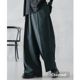 チャコール | スラックス ワイドパンツ 接触冷感 | Rocky Monroe